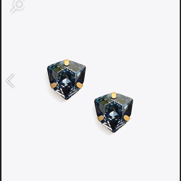 NWT Tory Burch Trilliant  Earrings Blue - Picture 4 of 5